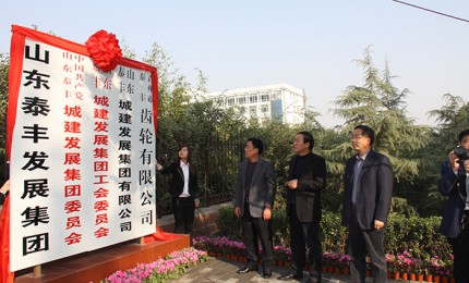 正式組建山東泰豐城建發(fā)展集團
