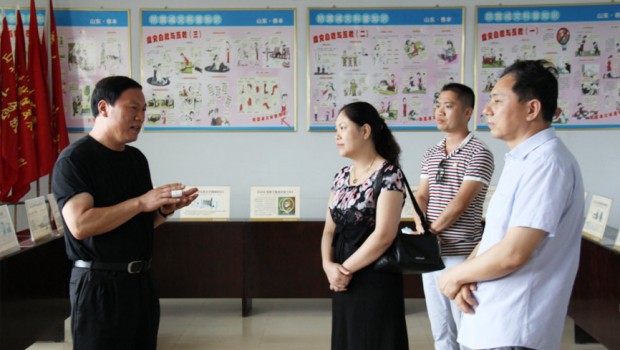 湘潭市地震局領導來集團考察學習地震安全示范企業創建工作